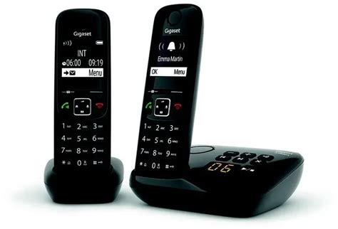 Gigaset AS690A Duo 2 Schnurlose DECT Telefone Mit Anrufbeantworter