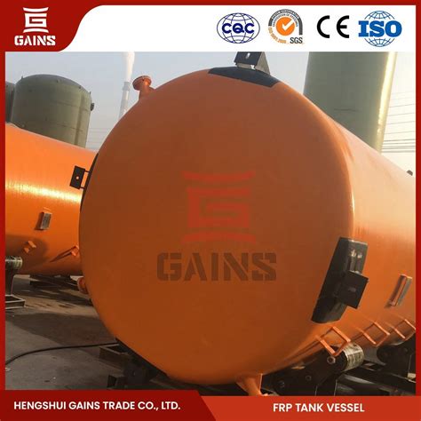 Gains Chemical Transport Storage Tanks Manufacturing 150L FRP Vessel