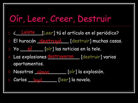 Ppt Pret Rito Leer O R Creer Destruir Powerpoint Presentation