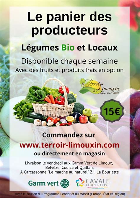 Livraisons de paniers de légumes bio et locaux Cavale Votre