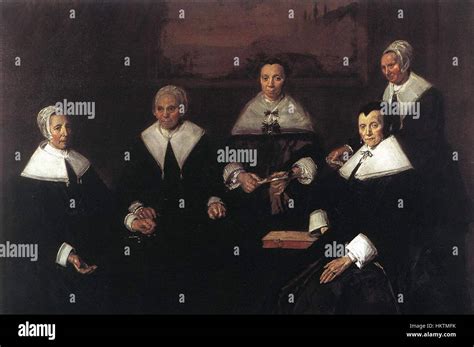 Frans Hals Regentesses Of The Old Mens Almshouse Wga11184 Stock