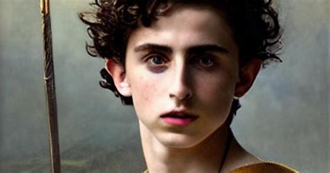 Timothee Chalamet As A Roman Legionary Legendary Warrior Beautiful Realistically Detailed