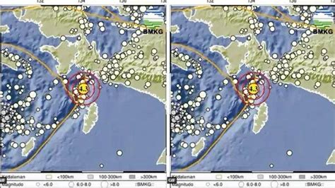 Gempa Terkini 4 3 SR Terjadi Di Kepulauan Aru Maluku Di Kedalaman 10