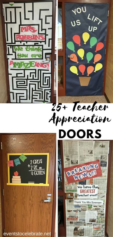 30 Teacher Appreciation Door Decoration Ideas Teacher Appreciation