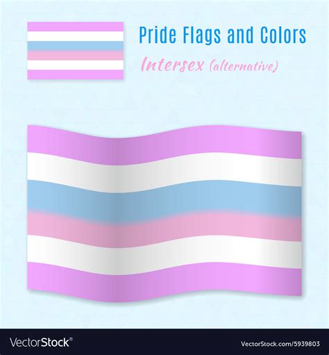 Intersex Pride Flag With Correct Color Scheme Vector Image