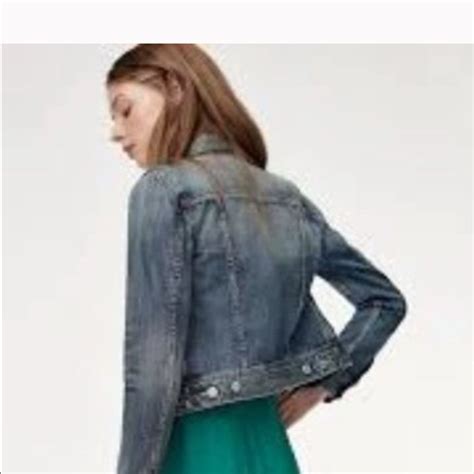 Talula By Aritzia Edo Denim Jacket Size Medium Gem