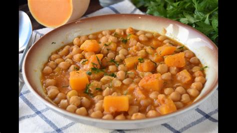 Potaje De Garbanzos Con Calabaza YouTube