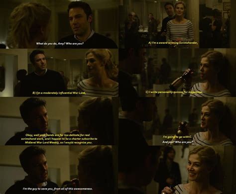 Gone Girl 2014 Rosamund Pike As Amy Elliot Dunne And Ben Affleck As Nick Dunne Gone Girl