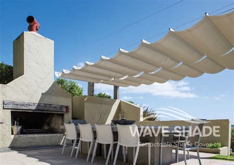 Retractable Shade Sails By Wave Shade Custom Made Shade Sails