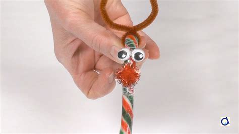 How To Make A Candy Cane Reindeer Youtube