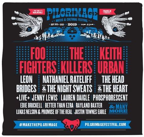 Pilgrimage Music Cultural Festival Lineup Lightning