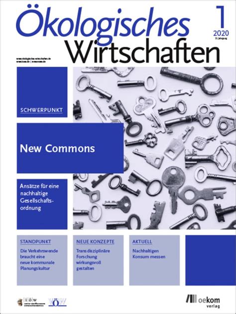 New Commons Ökologisches Wirtschaften 01 2020 Startseite BIO