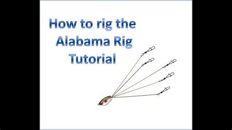 How To Rig The Alabama Rig YouTube