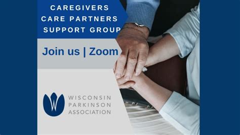 Care Partner Caregiver Support Group Virtual Wisconsin Parkinson