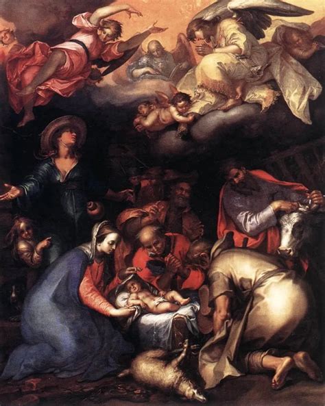 Adoration Of The Shepherds Abraham Bloemaert Museum Quality Oil