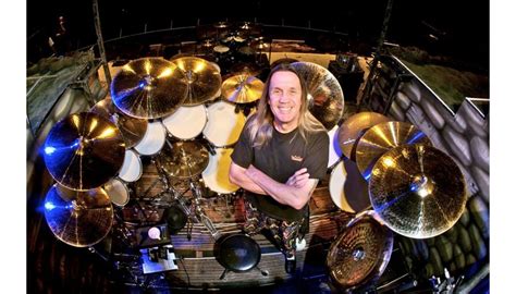 Nicko Mcbrain S Iron Maiden Full Drum Kit From A Matter Of Life And