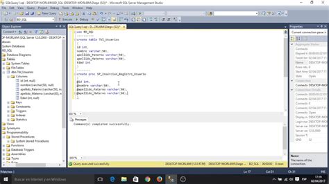 Como Crear Procedimientos Almacenados En Sql Server Youtube