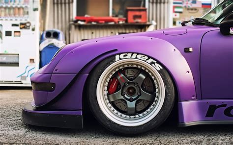 Porsche, Car, Rauh Welt, RWB, Purple, Rotana Wallpapers HD / Desktop and Mobile Backgrounds