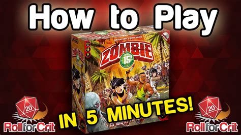 How To Play Zombie 15 Roll For Crit YouTube