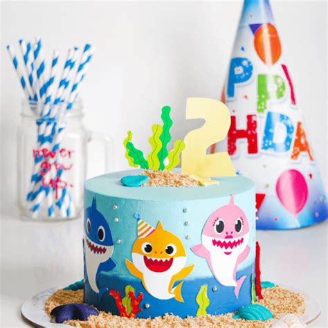 Baby Shark Cake Baby Shark Birthday Cake Dubai Order Now