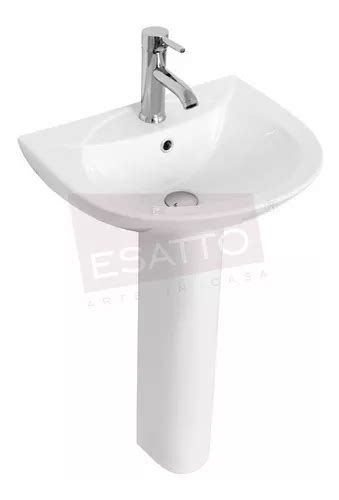 Esatto Paquete Sanitario Lavabo Pedestal Llave Gratis Gamba En Venta