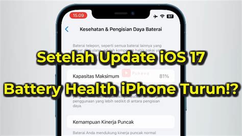 Penyebab Battery Health Iphone Turun Setelah Update Ios Dan Solusi