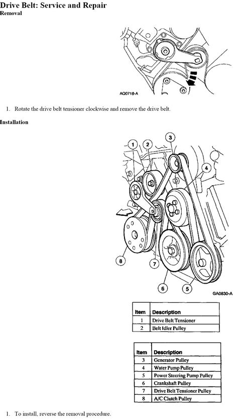 2008 Ford F150 5 4 Serpentine Belt Diagram With Ac Belt Ford