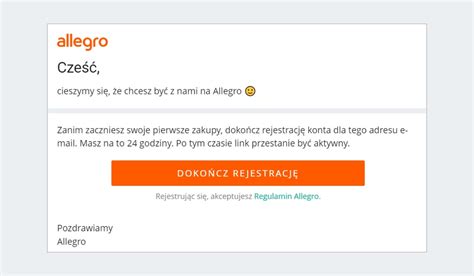 Jak Założyć Konto Na Allegro Rejestracja Konta Na Allegro Pomoc Dla