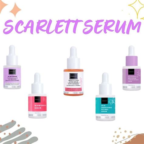 Jual Scarlett Whitening Serum Series Acne Brightly Glowtening