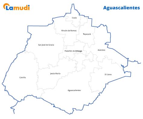 Mapas De Aguascalientes Descarga E Imrprime En Imagen O Pdf