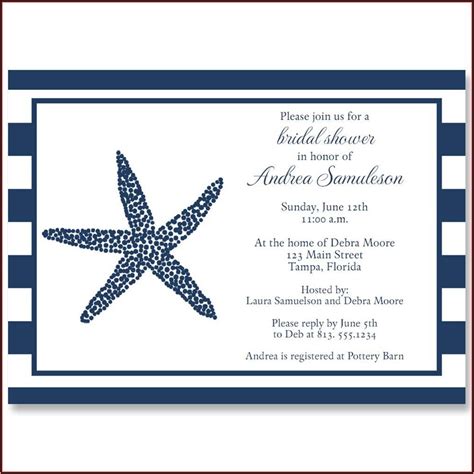 Nautical Wedding Invitations Templates Template Resume Examples