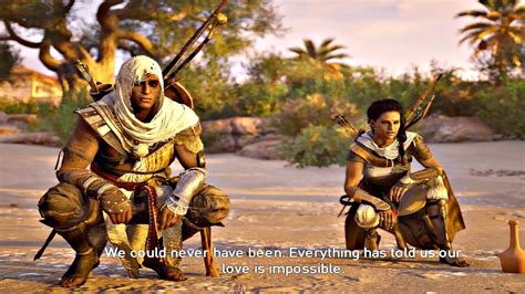 Assassins Creed Origins Bayek Aya Speaking Last Time And Birth Of