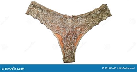 Old Worn Women S Lace Panties Isolated On White Stock Image Image Of Cotton Isolated 251979655