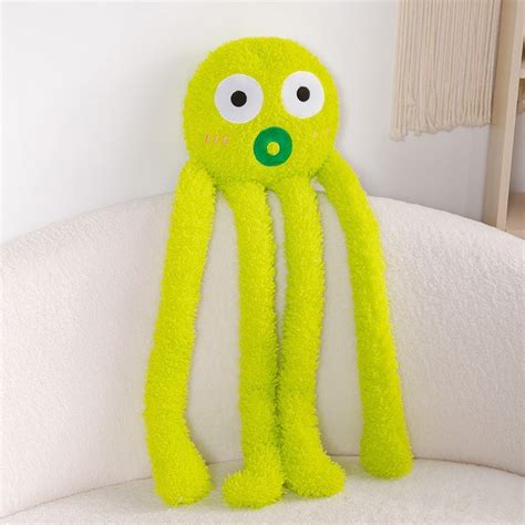 Peluche Pieuvre Verte Grande Taille Plush Boutiques