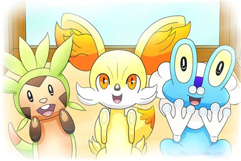 Pokemon Kalos Chespin Fennekin Y Froakie By Zorudawn On Deviantart