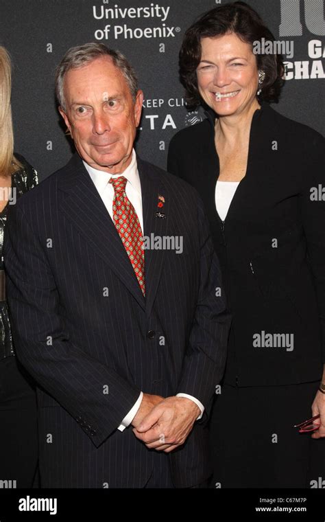 Mayor Michael Bloomberg Susan Bloomberg At Arrivals For The Huffington