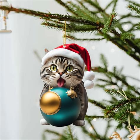 Cat Christmas Ornaments - PLAURAS