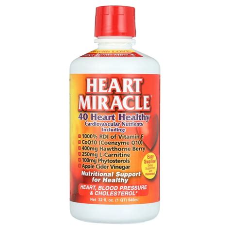 Century Systems Wellness Heart Miracle Natural Liquid Formula With