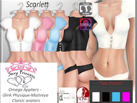 Second Life Marketplace Scarlett Sexy Princess Lingerie Demo