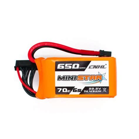 CNHL Ministar 6S 22 2V 650mAh 70C Lipo Battery With XT30 Plug For RC