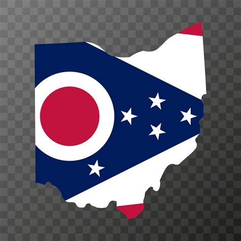 Ohio State Flag Vector Illustration 13430925 Vector Art At Vecteezy