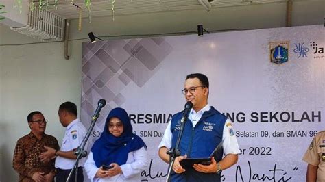 Anies Baswedan Targetkan Sekolah Berkonsep Net Zero Carbon