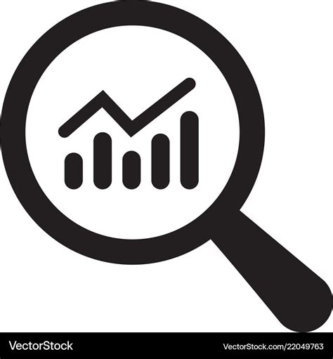 Analysis icon Royalty Free Vector Image - VectorStock