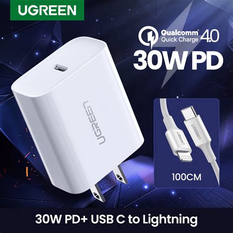 Ugreen 30w Usb C Charger Pd Type C Wall Charger Power Delivery Charger Shopee Philippines