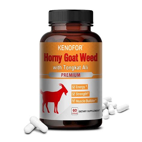 Horny Goat Weed Geiles Ziegenkraut 120 Kapsel Muscle Growth