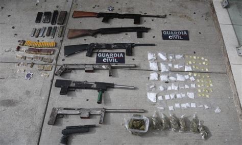 En Morelia 2 Detenidos En Posesión De 7 Armas De Fuego Y 141 Cartuchos