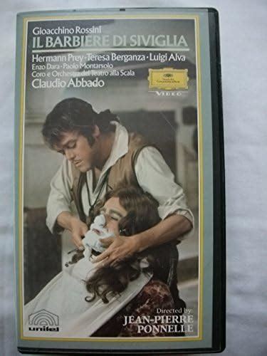 Amazon Rossini Il Barbiere Di Siviglia VHS Hermann Prey