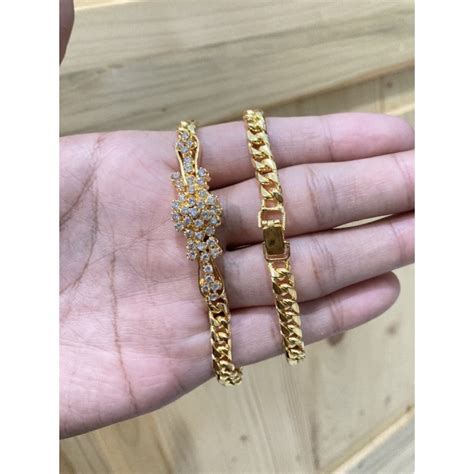 Jual Perhiasan Gelang Borobudur Lapis Emas Shopee Indonesia