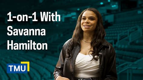 One On One With Toronto Raptors Sideline Reporter Savanna Hamilton