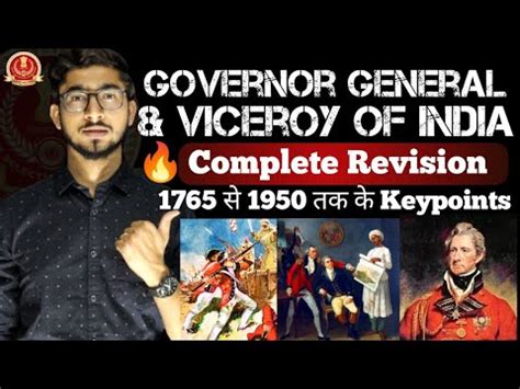 Modern History Complete Revision Governor Generals